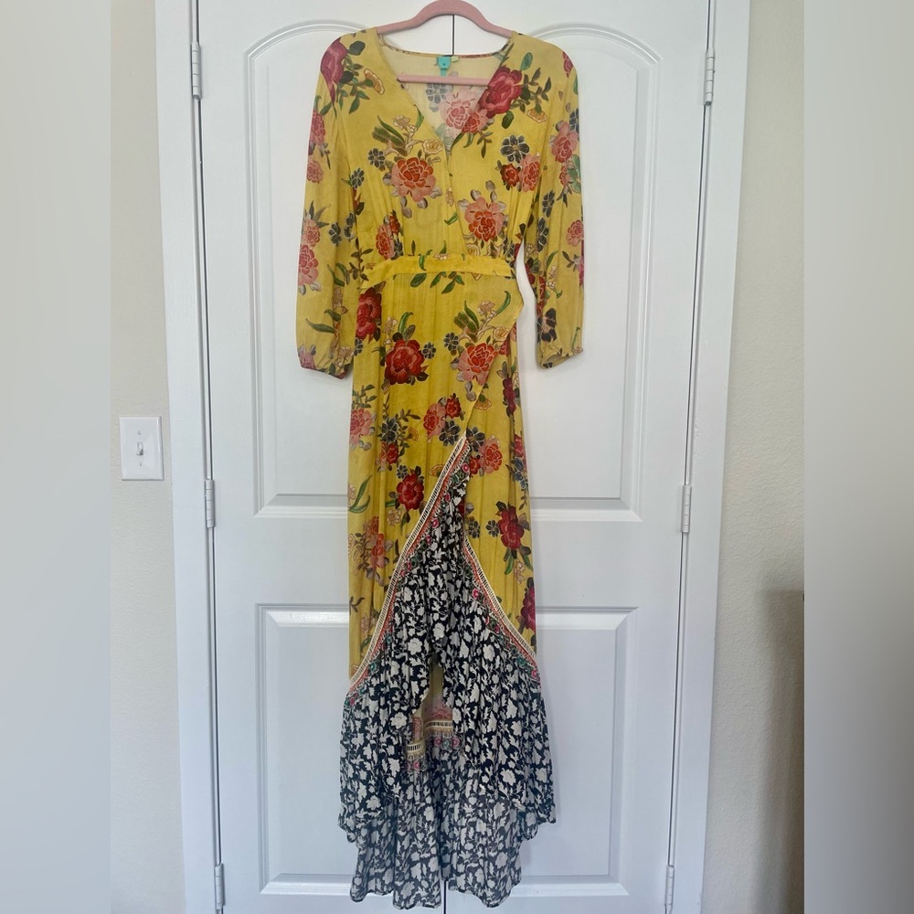 FARM Rio Sunlit Floral Wrap Dress Size Medium